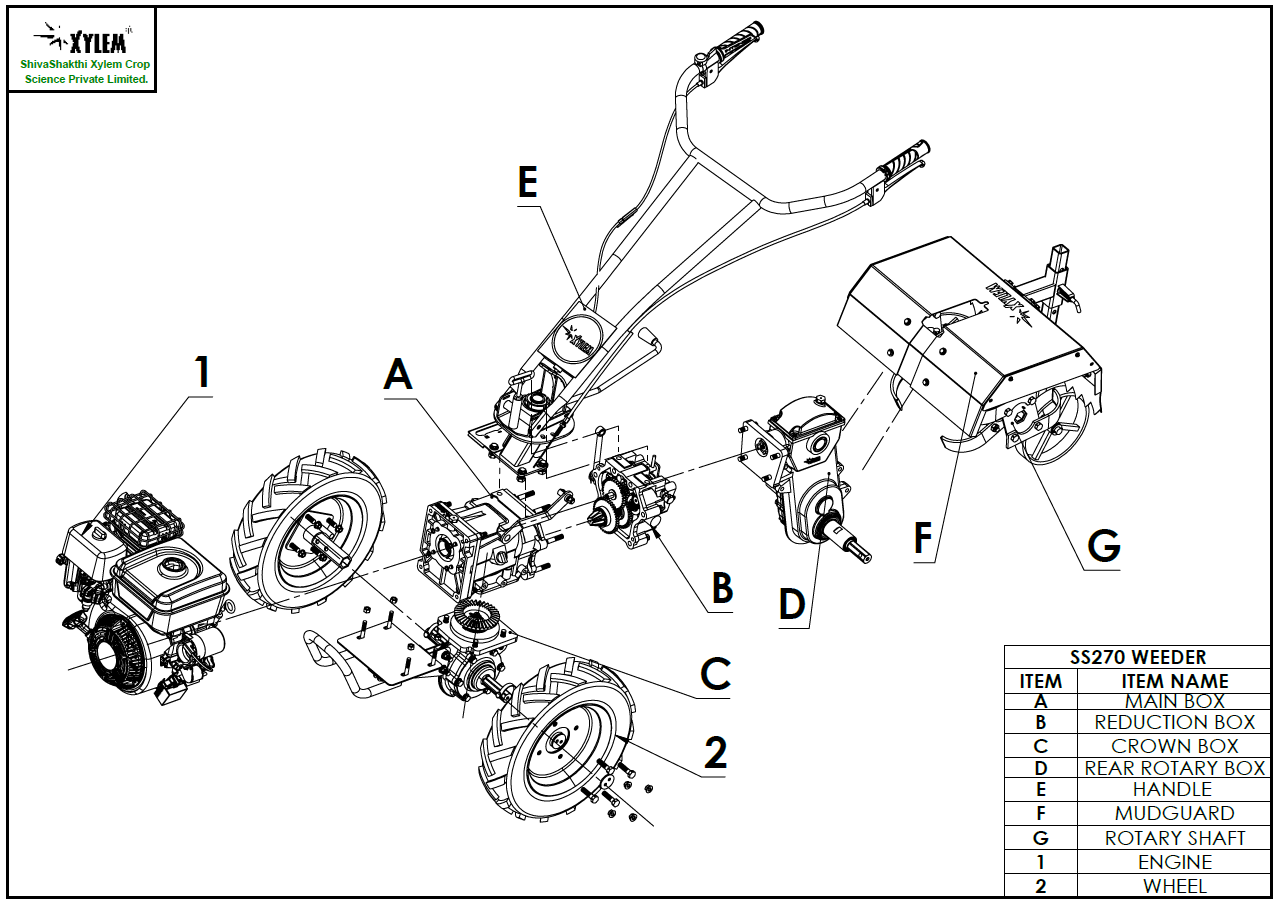 SS 270 FULL ASSEMBLY
